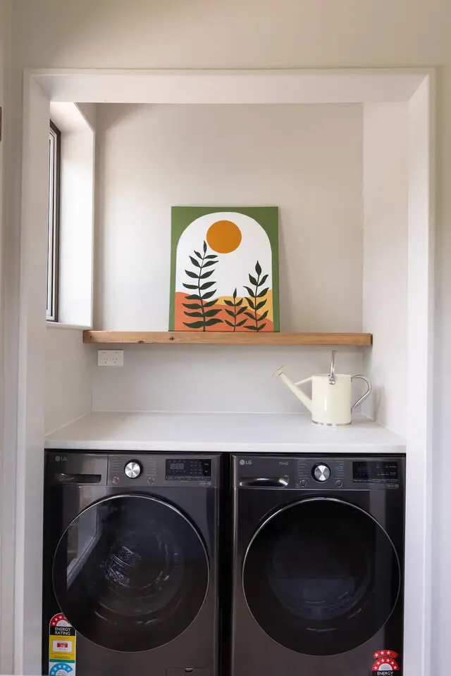 Laundry with washing machine and dryer